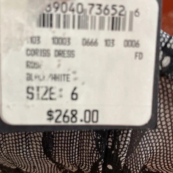 Club Monaco little black dress. This sheer dress is perfect for any occasion. - Picture 11 of 11